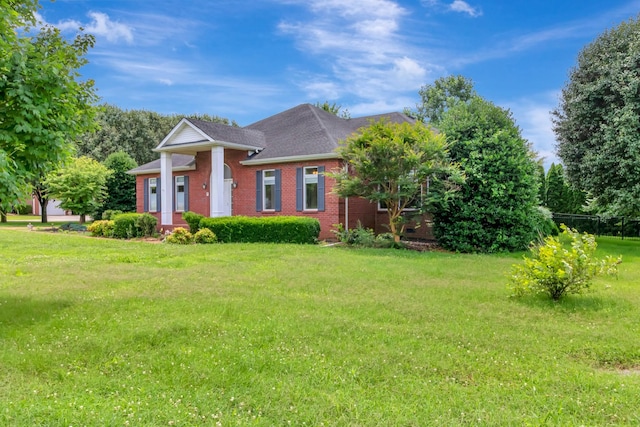 822 Old Jefferson Pike, Smyrna, TN 37167 - greek revival inspired property featuring brick siding, a front lawn, and roof with shingles