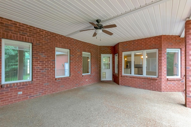 822 Old Jefferson Pike, Smyrna, TN 37167 - view of patio / terrace with a ceiling fan