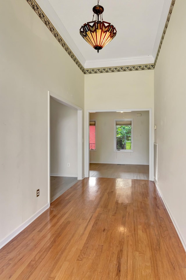 822 Old Jefferson Pike, Smyrna, TN 37167 - empty room with crown molding and light wood-type flooring