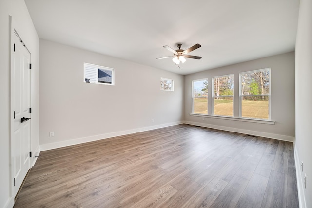 7274 Fairlawn Dr, Fairview, TN 37062 - spare room with a ceiling fan and wood finished floors