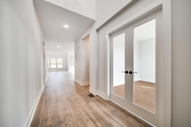 7274 Fairlawn Dr, Fairview, TN 37062 - corridor with wood finished floors and recessed lighting