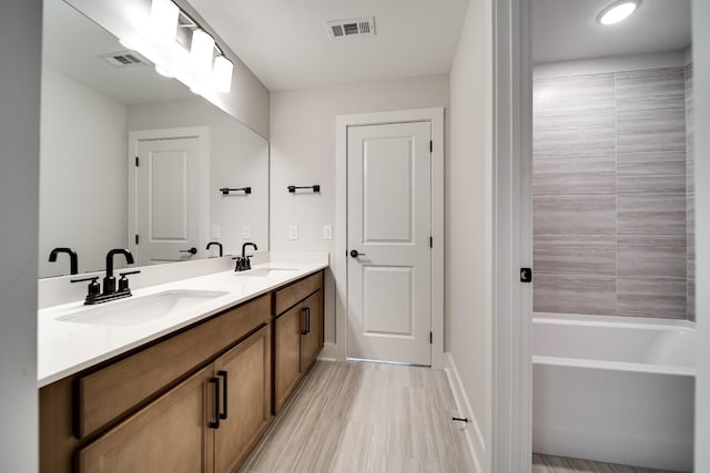 7274 Fairlawn Dr, Fairview, TN 37062 - bathroom featuring double vanity and shower / washtub combination