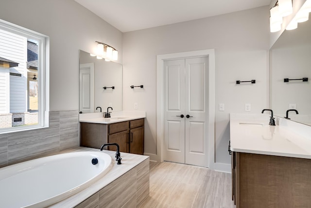 7274 Fairlawn Dr, Fairview, TN 37062 - bathroom with vanity and a garden tub
