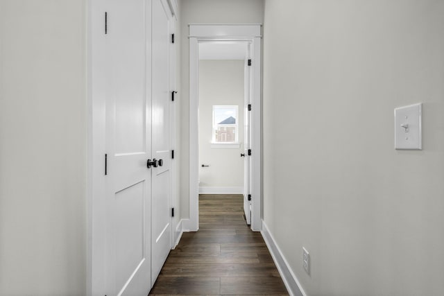 7253 Fairlawn Dr, Fairview, TN 37062 - hallway with dark wood-style flooring and baseboards