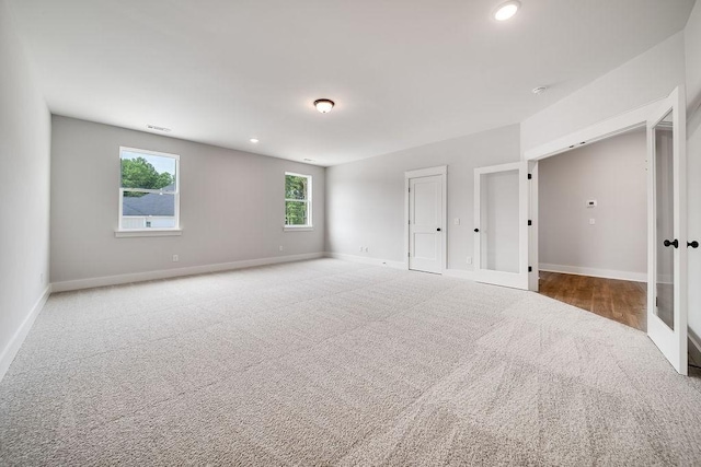 7267 Fairlawn Dr, Fairview, TN 37062 - unfurnished bedroom with carpet, french doors, and recessed lighting