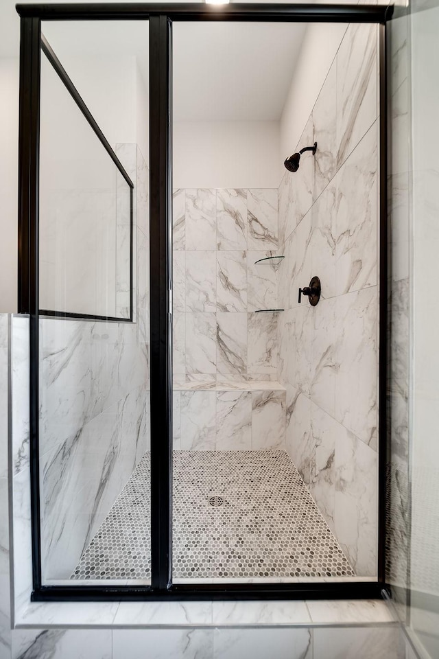 7267 Fairlawn Dr, Fairview, TN 37062 - bathroom with a marble finish shower
