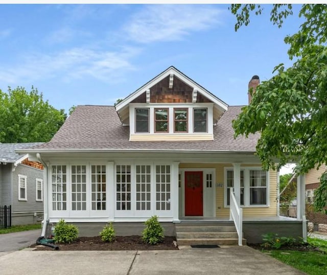 162 Woodmont Blvd, Nashville, TN 37205 - view of front of home with roof with shingles and a porch