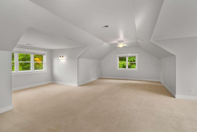 162 Woodmont Blvd, Nashville, TN 37205 - bonus room featuring light colored carpet, vaulted ceiling, and ceiling fan