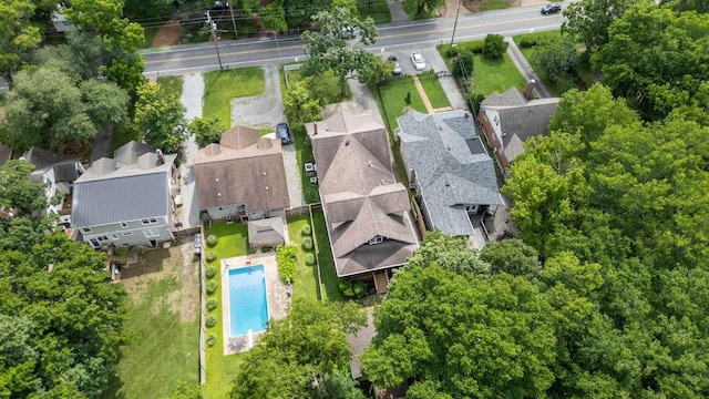 162 Woodmont Blvd, Nashville, TN 37205 - aerial view of residential area featuring a pool area