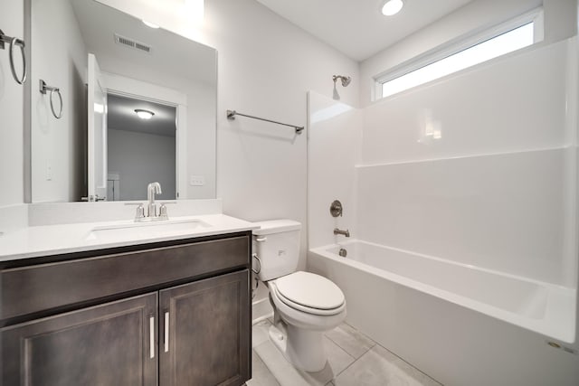 7266 Fairlawn Dr, Fairview, TN 37062 - full bath featuring vanity, shower / tub combination, and tile patterned floors