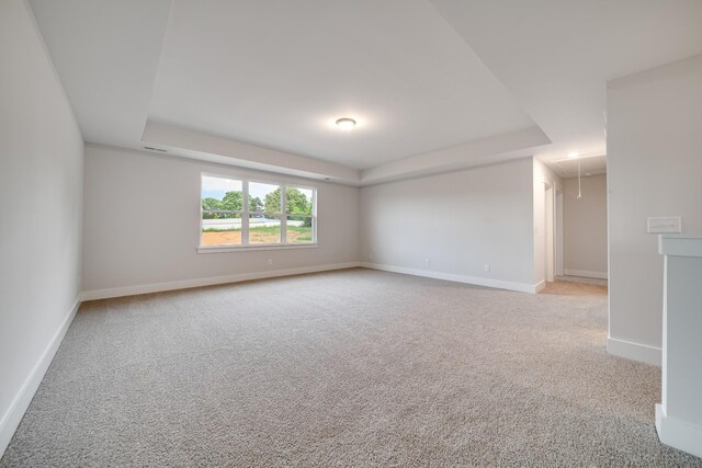 7266 Fairlawn Dr, Fairview, TN 37062 - carpeted spare room with attic access and a tray ceiling