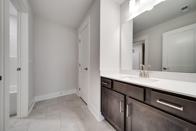 7266 Fairlawn Dr, Fairview, TN 37062 - bathroom with vanity and tile patterned flooring