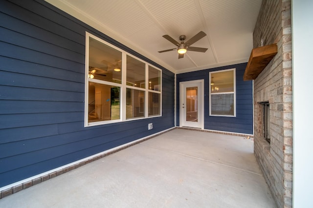 7266 Fairlawn Dr, Fairview, TN 37062 - view of patio featuring ceiling fan