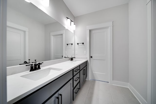 7233 Richvale Dr W, Fairview, TN 37062 - bathroom with double vanity and baseboards