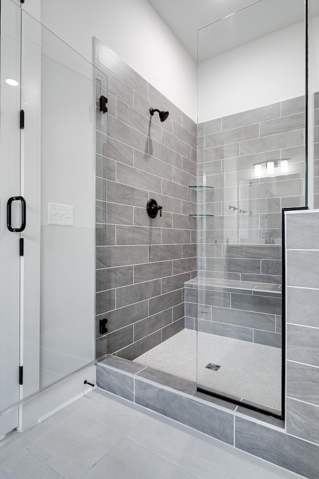 7233 Richvale Dr W, Fairview, TN 37062 - full bath featuring a stall shower and tile patterned floors