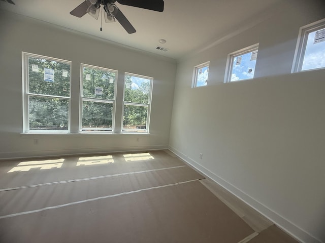 7262 Fairlawn Dr, Fairview, TN 37062 - unfurnished room with a ceiling fan and baseboards