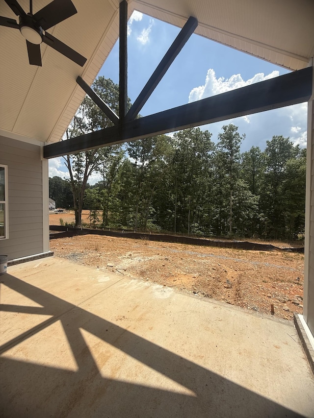7262 Fairlawn Dr, Fairview, TN 37062 - view of patio / terrace with ceiling fan