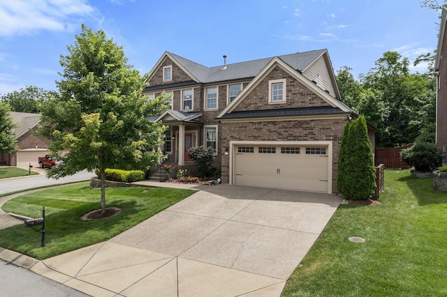 1301 Drury Ln, Mount Juliet, TN 37122 - craftsman-style house featuring concrete driveway, a garage, and brick siding