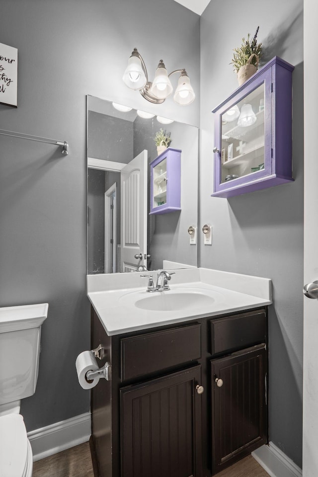1301 Drury Ln, Mount Juliet, TN 37122 - bathroom featuring vanity and wood finished floors