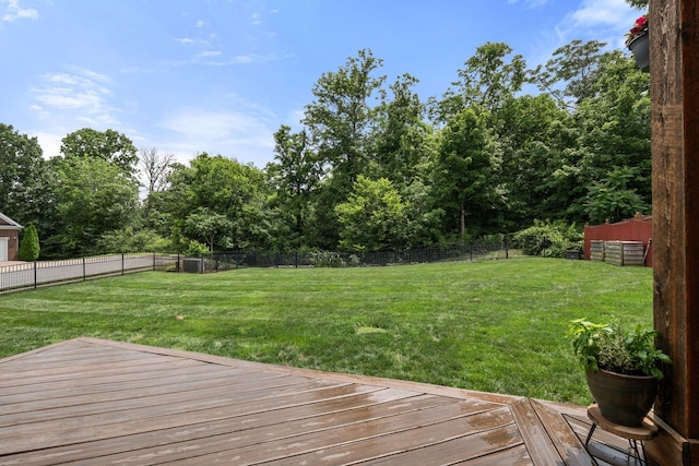 1301 Drury Ln, Mount Juliet, TN 37122 - wooden deck featuring a fenced backyard