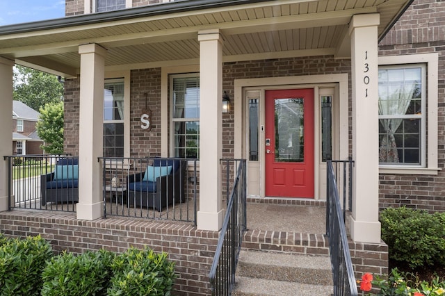 1301 Drury Ln, Mount Juliet, TN 37122 - property entrance featuring brick siding and covered porch