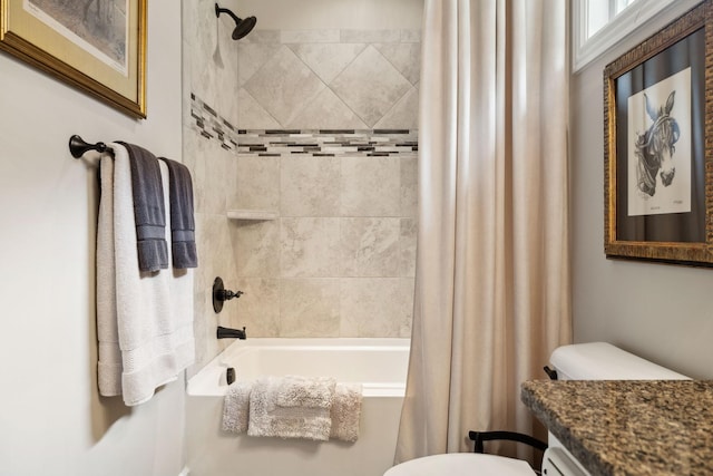 624 Twin View Dr, Murfreesboro, TN 37128 - full bathroom featuring shower / tub combo and vanity