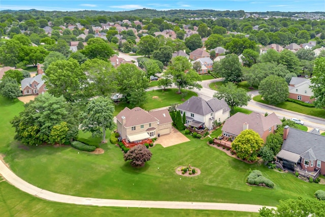 395 Glendower Pl, Franklin, TN 37064 - aerial view of residential area featuring a golf course