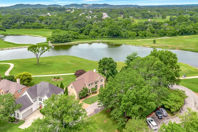 395 Glendower Pl, Franklin, TN 37064 - drone / aerial view of a large body of water and a local golf course