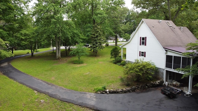 631 Mag A Mor Dr, Lafayette, TN 37083 - view of green lawn featuring view of wooded area