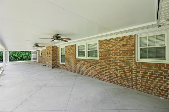 1061 Alford Rd, Murfreesboro, TN 37129 - view of patio / terrace featuring a ceiling fan