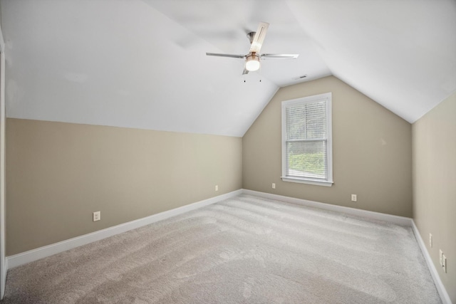 773 Curve St, Chattanooga, TN 37405 - bonus room featuring lofted ceiling, carpet, and ceiling fan
