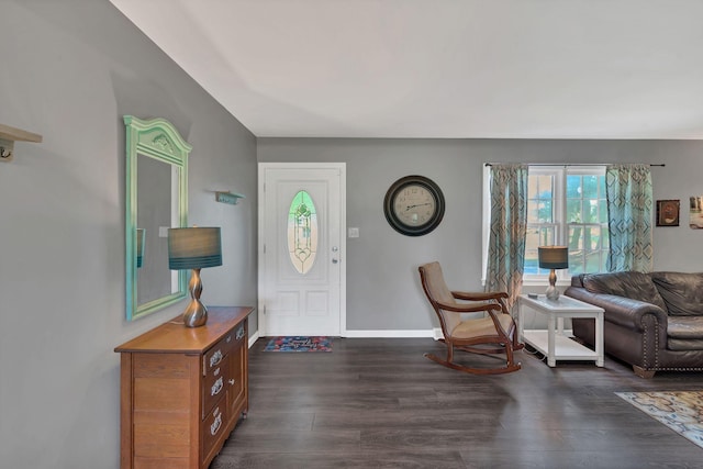 5058 New Chapel Rd, Springfield, TN 37172 - foyer with dark wood finished floors