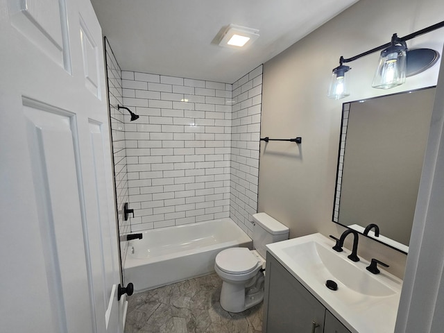 1204 W Lane St, Shelbyville, TN 37160 - bathroom with vanity and bathtub / shower combination