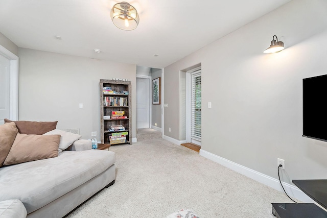 655 Lakeside Dr, Smithville, TN 37166 - living area with carpet floors and baseboards