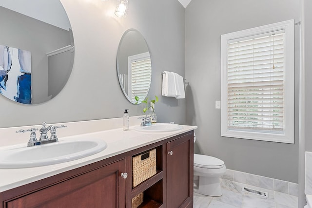 655 Lakeside Dr, Smithville, TN 37166 - bathroom with double vanity and toilet