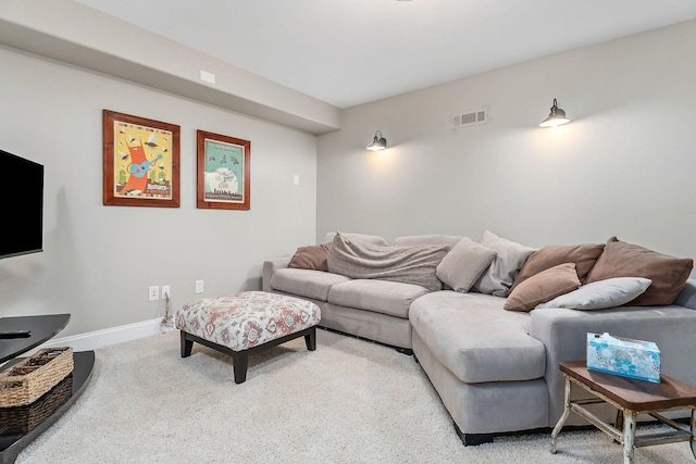 655 Lakeside Dr, Smithville, TN 37166 - carpeted living area with baseboards