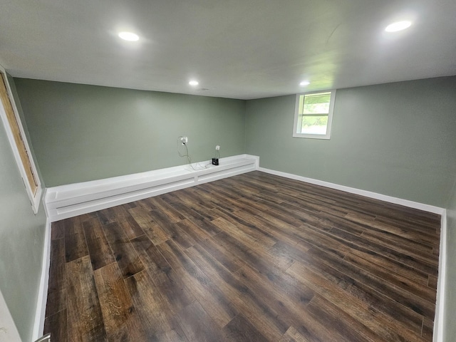 770 Jack Smith Rd, Dunlap, TN 37327 - basement with dark wood-type flooring and recessed lighting