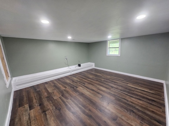 770 Jack Smith Rd, Dunlap, TN 37327 - basement featuring dark wood-style flooring and recessed lighting