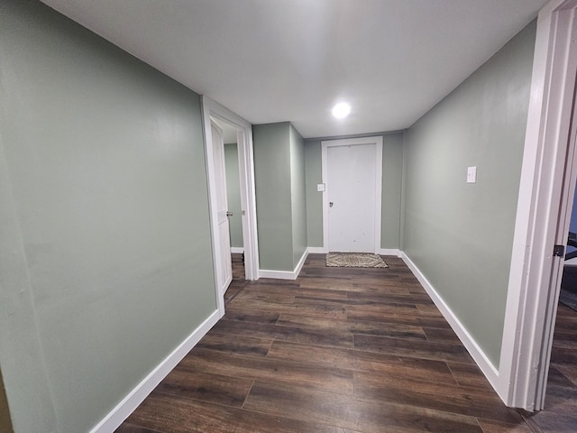 770 Jack Smith Rd, Dunlap, TN 37327 - hallway with dark wood-style floors