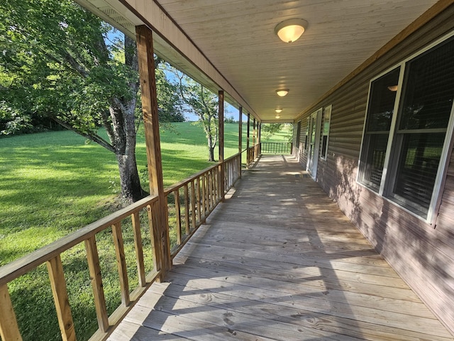 770 Jack Smith Rd, Dunlap, TN 37327 - deck featuring a lawn