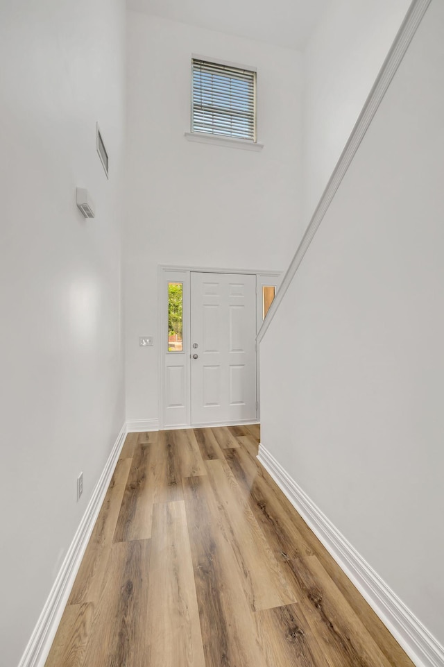4247 Aurora Cir, Murfreesboro, TN 37127 - foyer featuring wood finished floors and a high ceiling