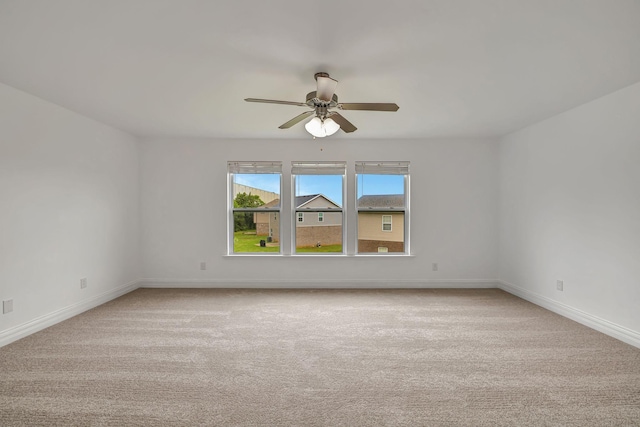 4247 Aurora Cir, Murfreesboro, TN 37127 - carpeted empty room featuring a ceiling fan and baseboards