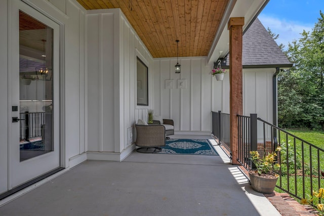 445 Old Pond Ln, Dickson, TN 37055 - view of covered porch