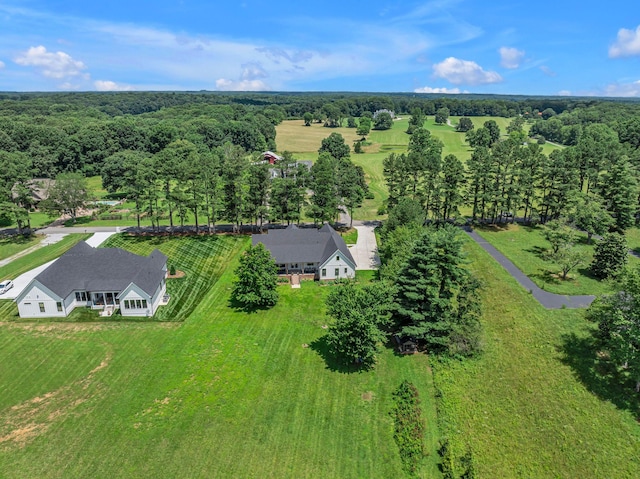 445 Old Pond Ln, Dickson, TN 37055 - view from above of property with a heavily wooded area