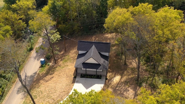 2346 Rhea Branch Rd, Ethridge, TN 38456 - aerial view of property and surrounding area featuring a forest
