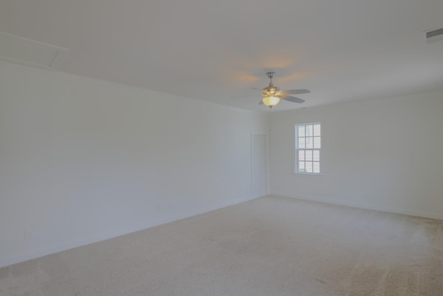 1023 Echelon Dr, Franklin, TN 37064 - empty room featuring a ceiling fan and light colored carpet