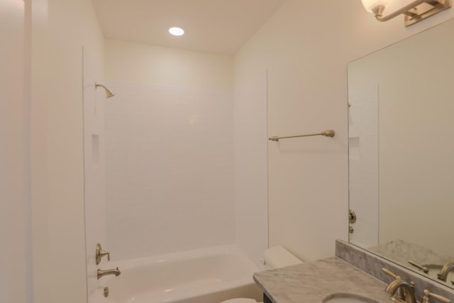1023 Echelon Dr, Franklin, TN 37064 - bathroom featuring shower / bathtub combination and vanity