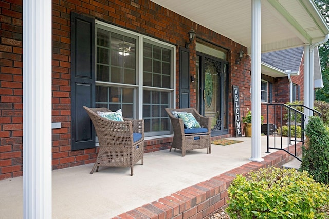 398 N Hummingbird Ln, Dickson, TN 37055 - view of covered porch