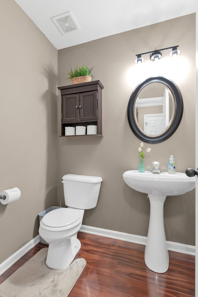 805 Tunewood Ct, Hermitage, TN 37076 - bathroom featuring wood finished floors and toilet