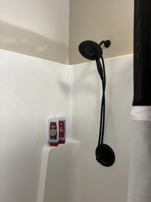 108 Chase Bend Rd, Estill Springs, TN 37330 - bathroom view of a shower and a fire alarm